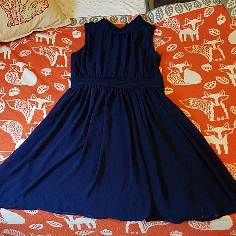 Blue modcloth dress